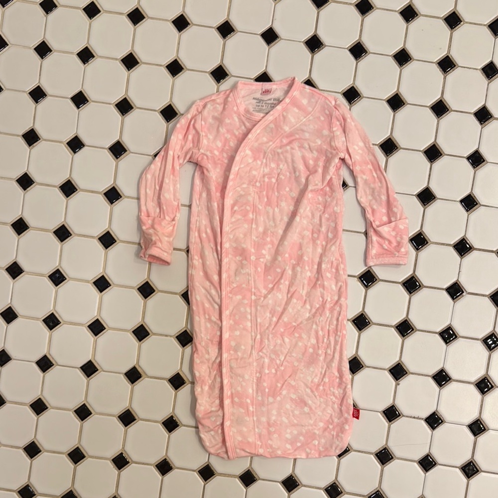 Magnetic Me NB-3 months Pink Baby Sleep Gown